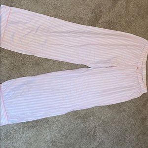 VS pink/white stripe PJ pants